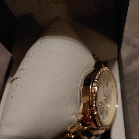 Women\'s Vince Camuto Gold Watch main image 4
